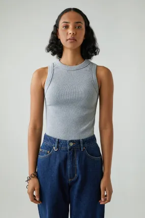 Jonesy Singlet - Grey Marle