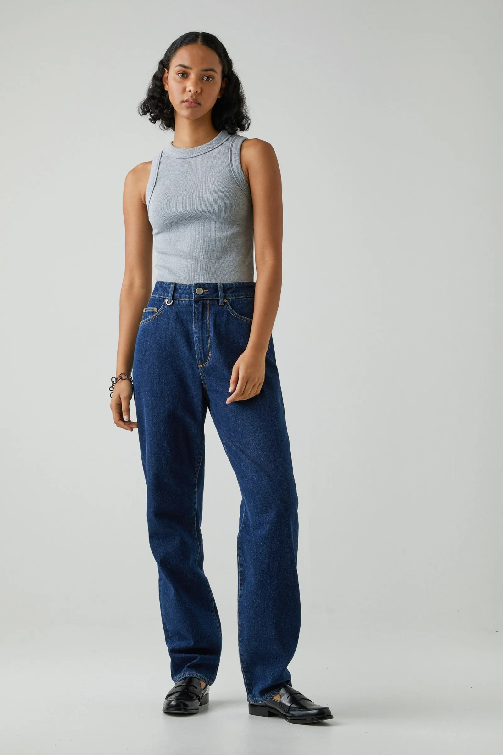 Jonesy Singlet - Grey Marle