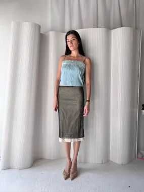 Lanvin Layered Midi Skirt