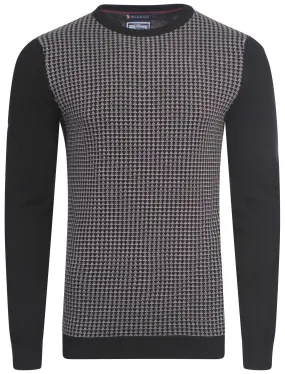 Le Shark Daviman navy jumper