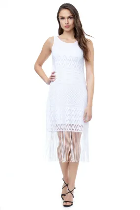 Leaf Texture Beach Dress