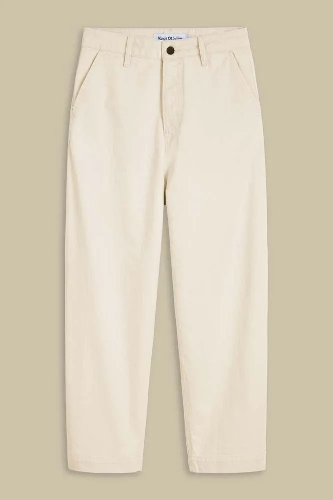 Leila Jeans | Ecru