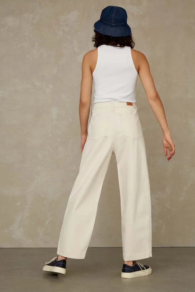 Leila Jeans | Ecru