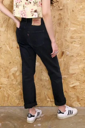 Levi's 501 Black Boyfriend Jeans