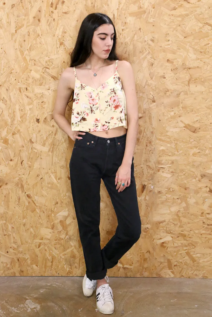 Levi's 501 Black Boyfriend Jeans