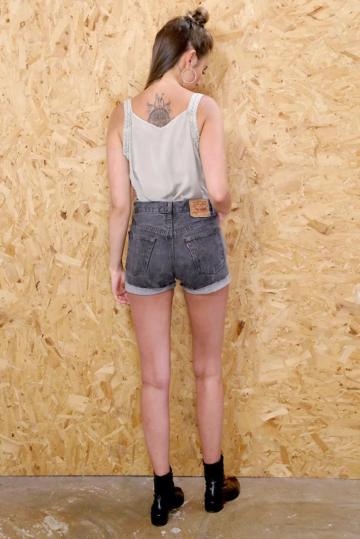 Levi's Vintage Grey 501 Shorts