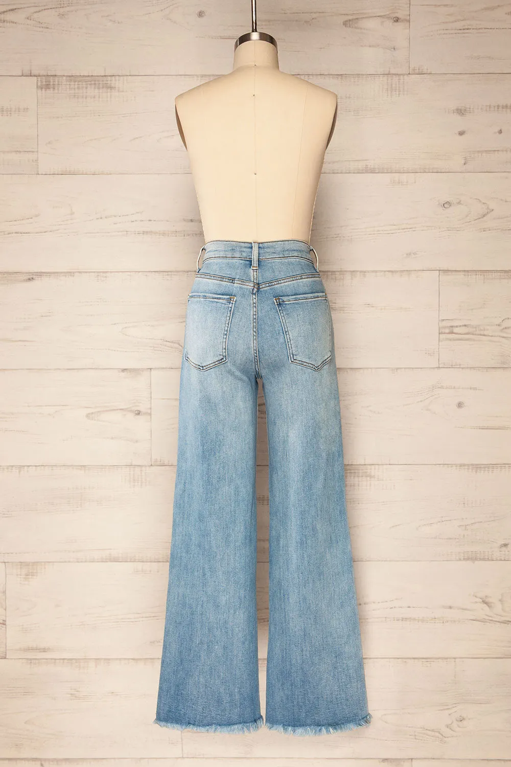 Lisaeter | High-Waisted Straight Leg Jeans