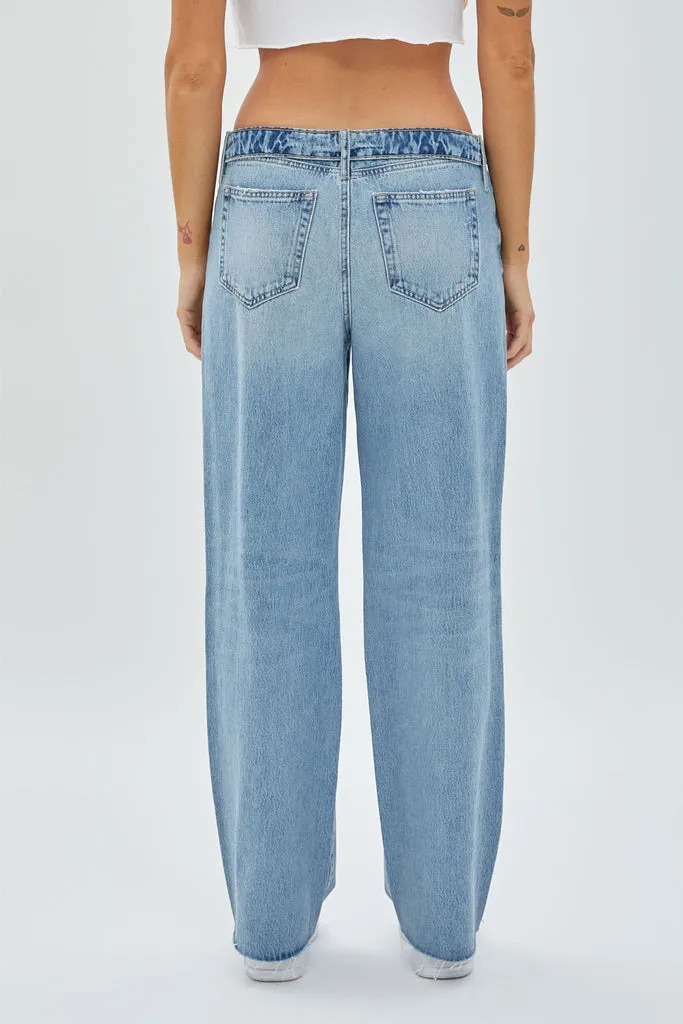 Logan Fold Over Waistband Jeans