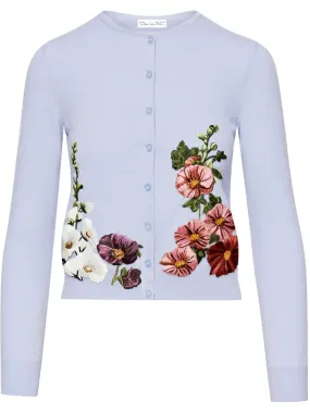 Long Sleeve Hollyhocks Cardigan