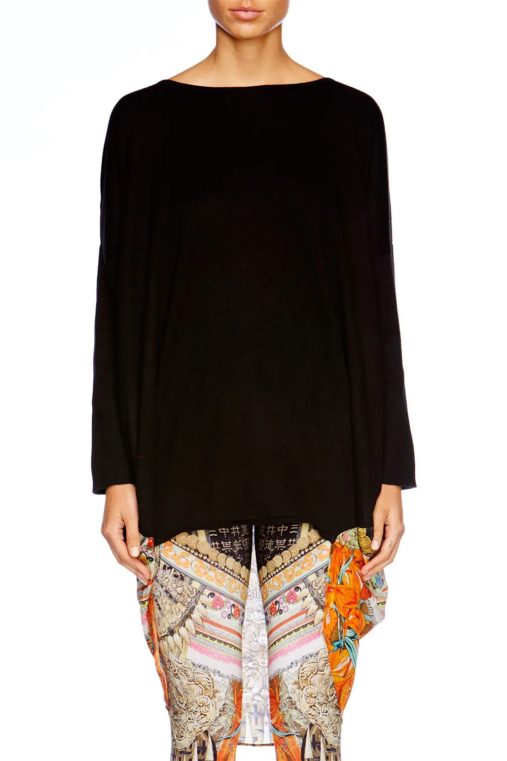 LONG SLEEVE JUMPER WITH PRINT BACK DYNASTY DAYS