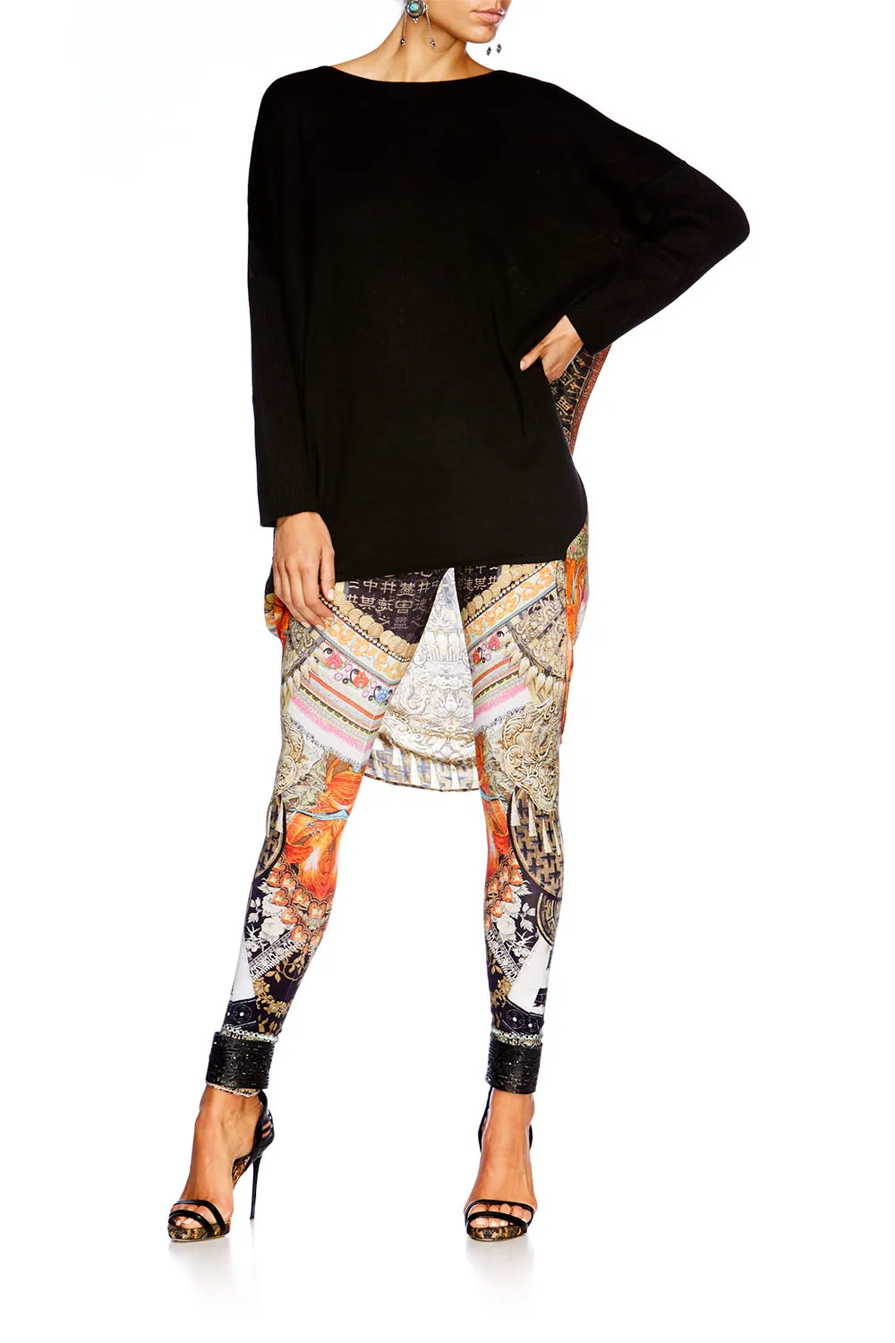 LONG SLEEVE JUMPER WITH PRINT BACK DYNASTY DAYS