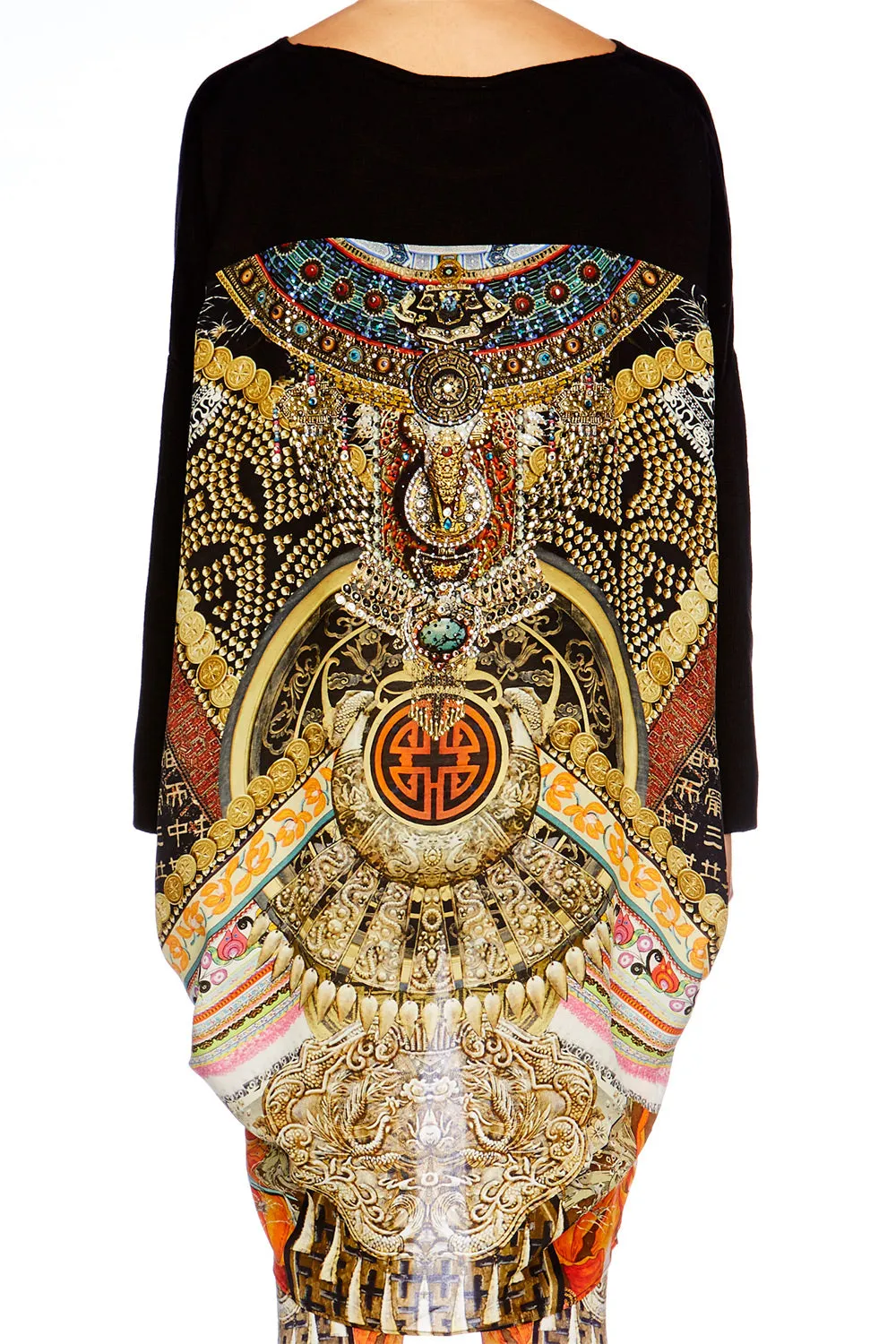 LONG SLEEVE JUMPER WITH PRINT BACK DYNASTY DAYS