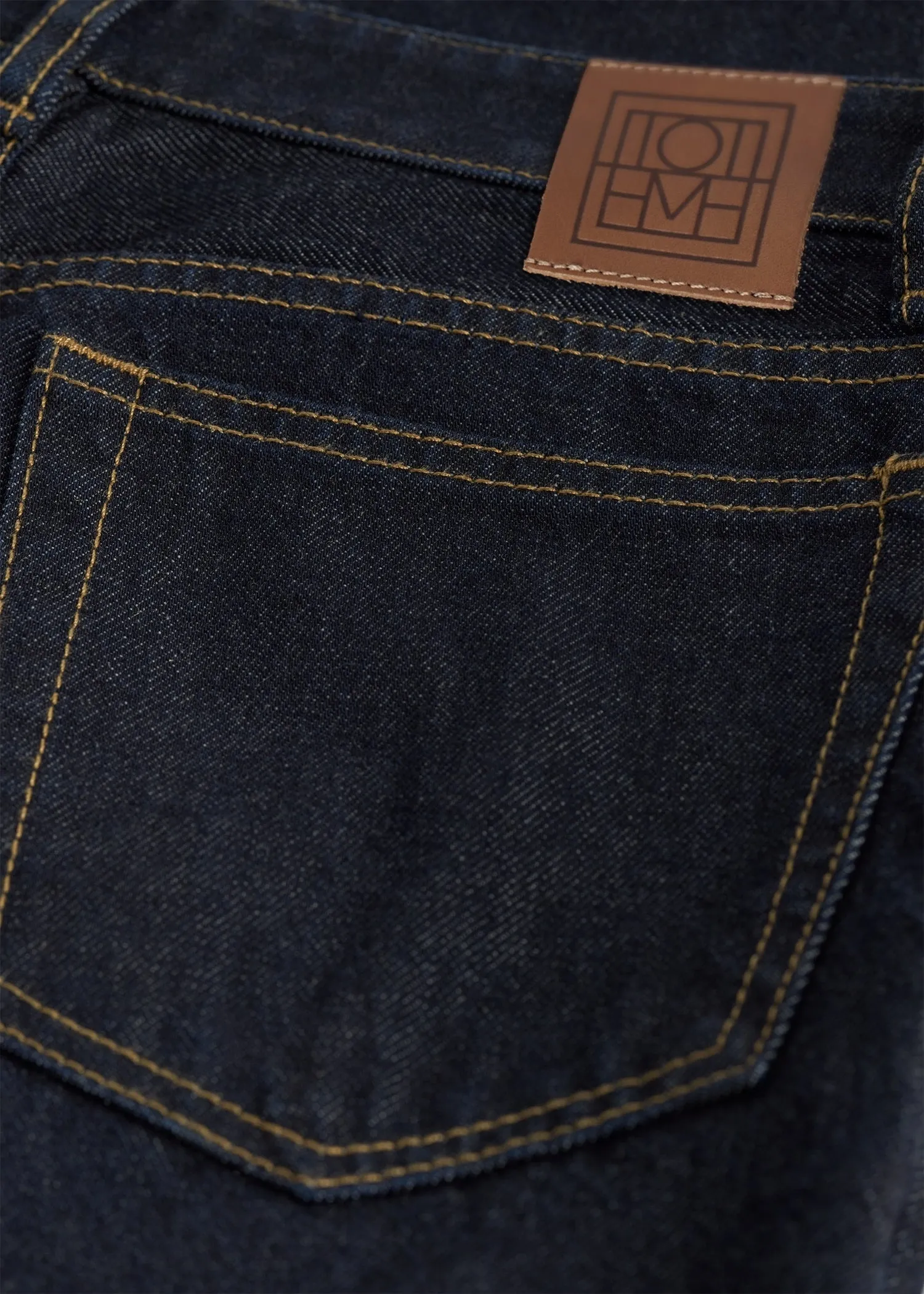 Low taper denim slate