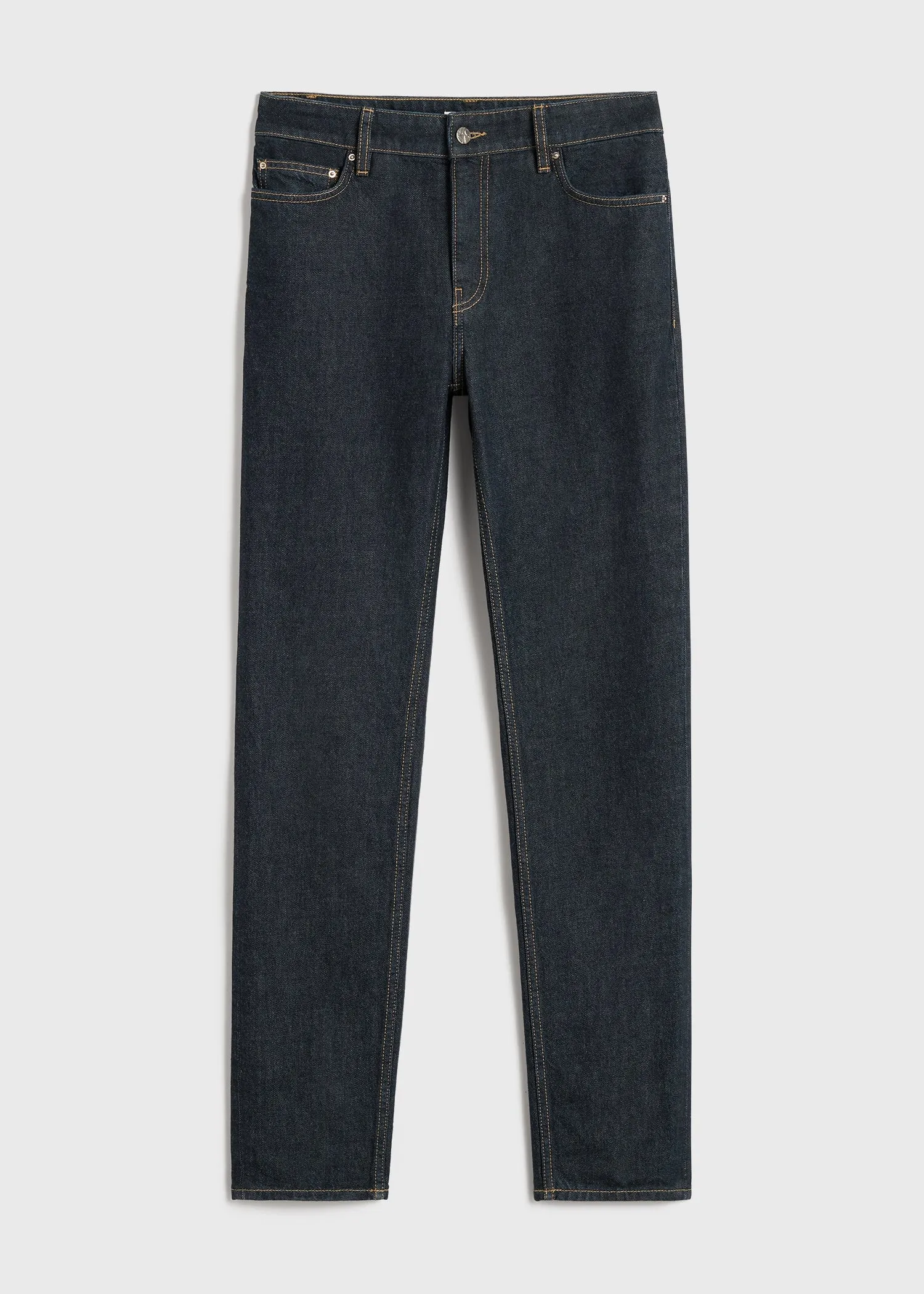Low taper denim slate