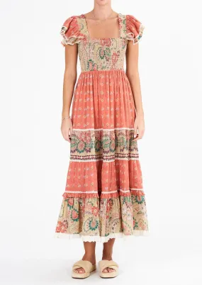 Mabe Dulcie Print Maxi Sundress