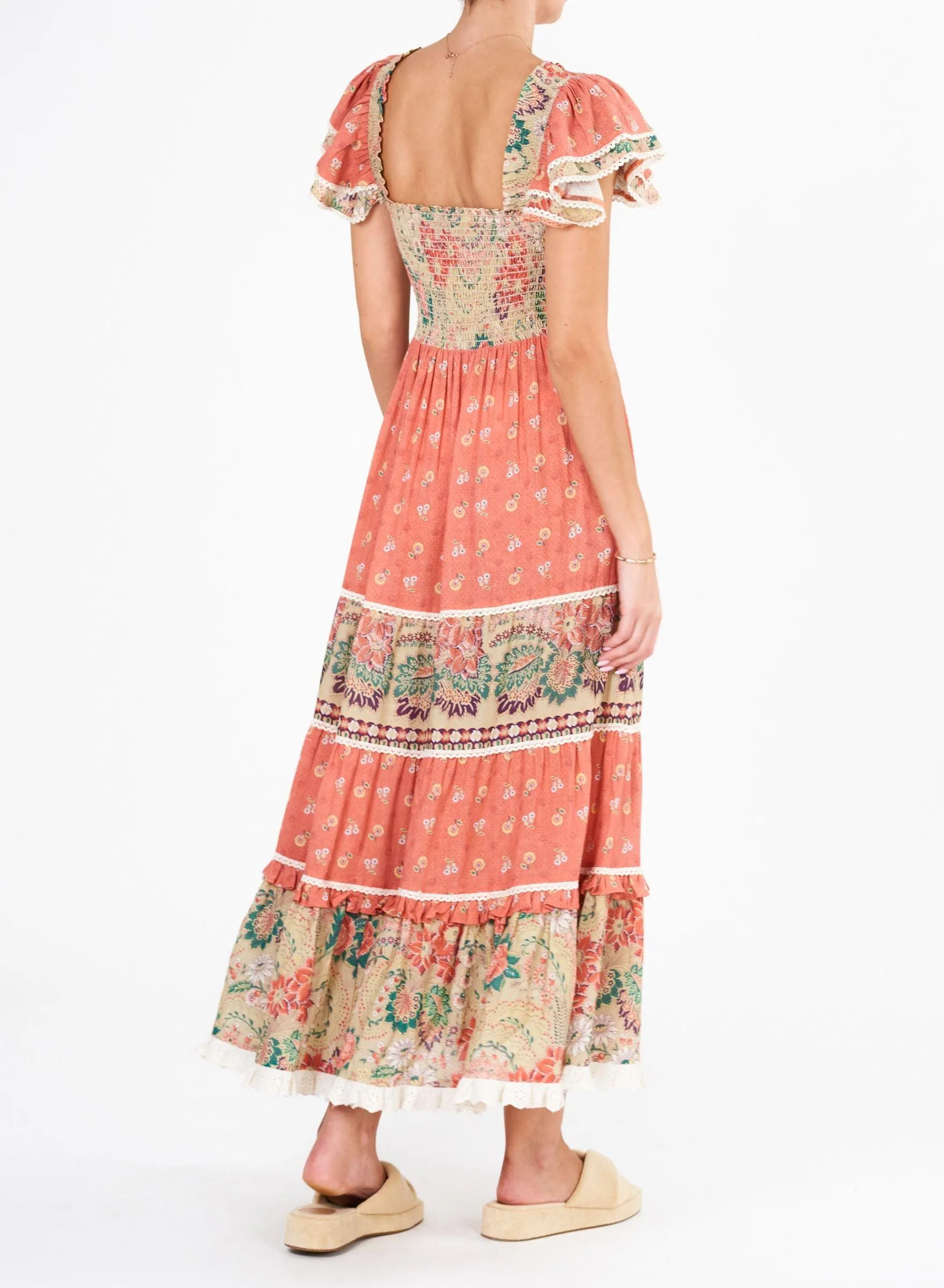 Mabe Dulcie Print Maxi Sundress
