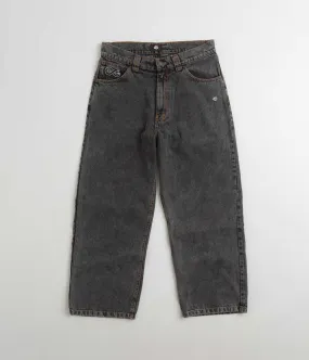 Magenta OG 2 Tone Jeans - Distressed Black Denim / Off White