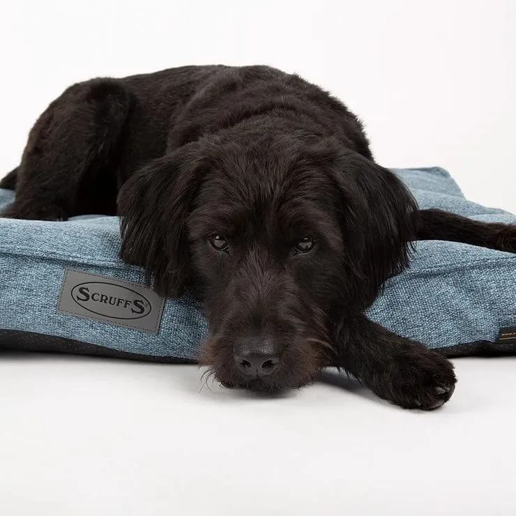 Manhattan Luxury Dog Cushion Mattress - Denim Blue