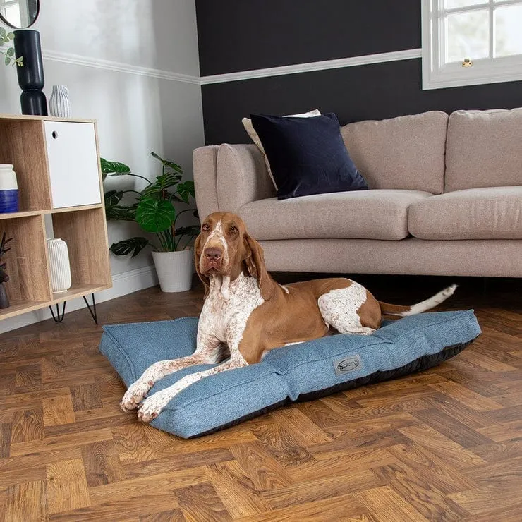 Manhattan Luxury Dog Cushion Mattress - Denim Blue