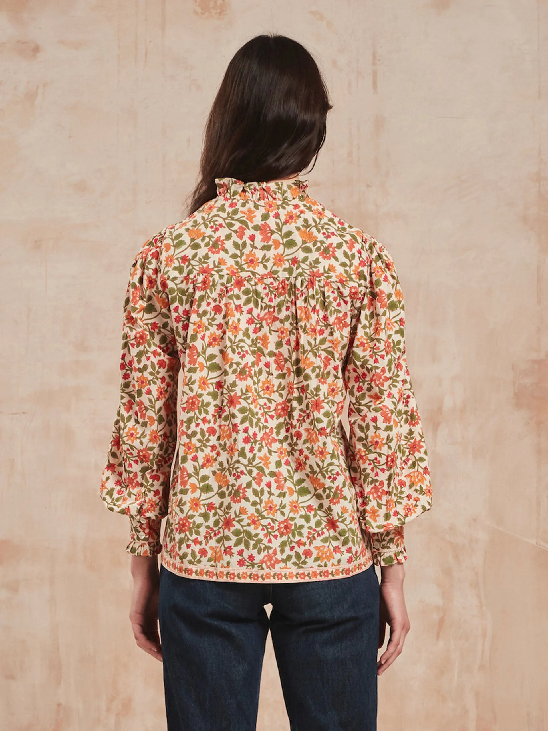 Maple jaal Nell blouse