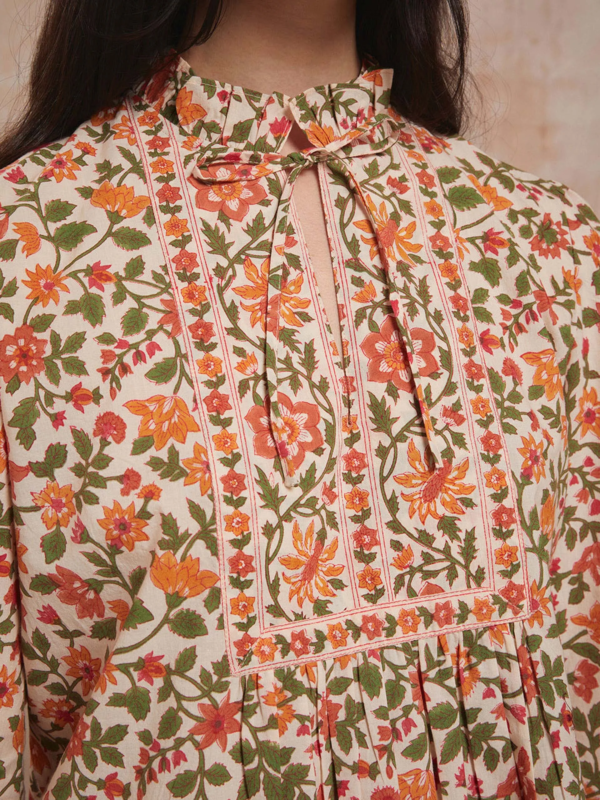 Maple jaal Nell blouse