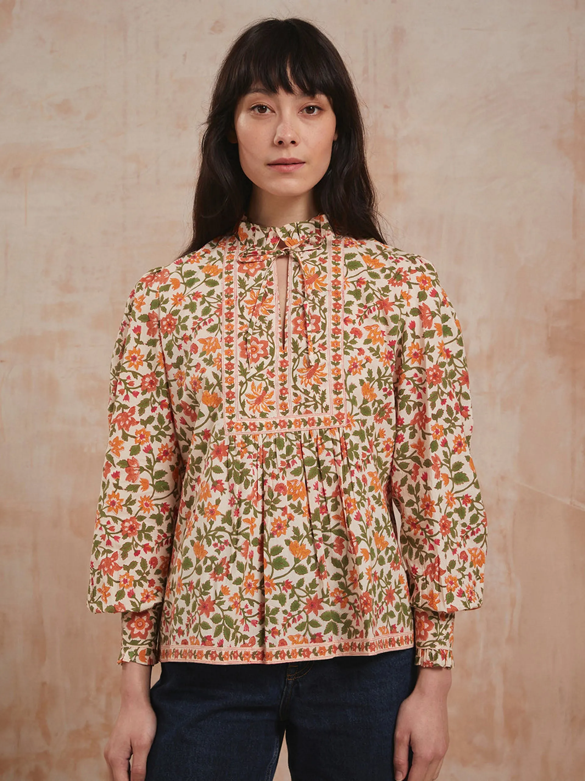 Maple jaal Nell blouse