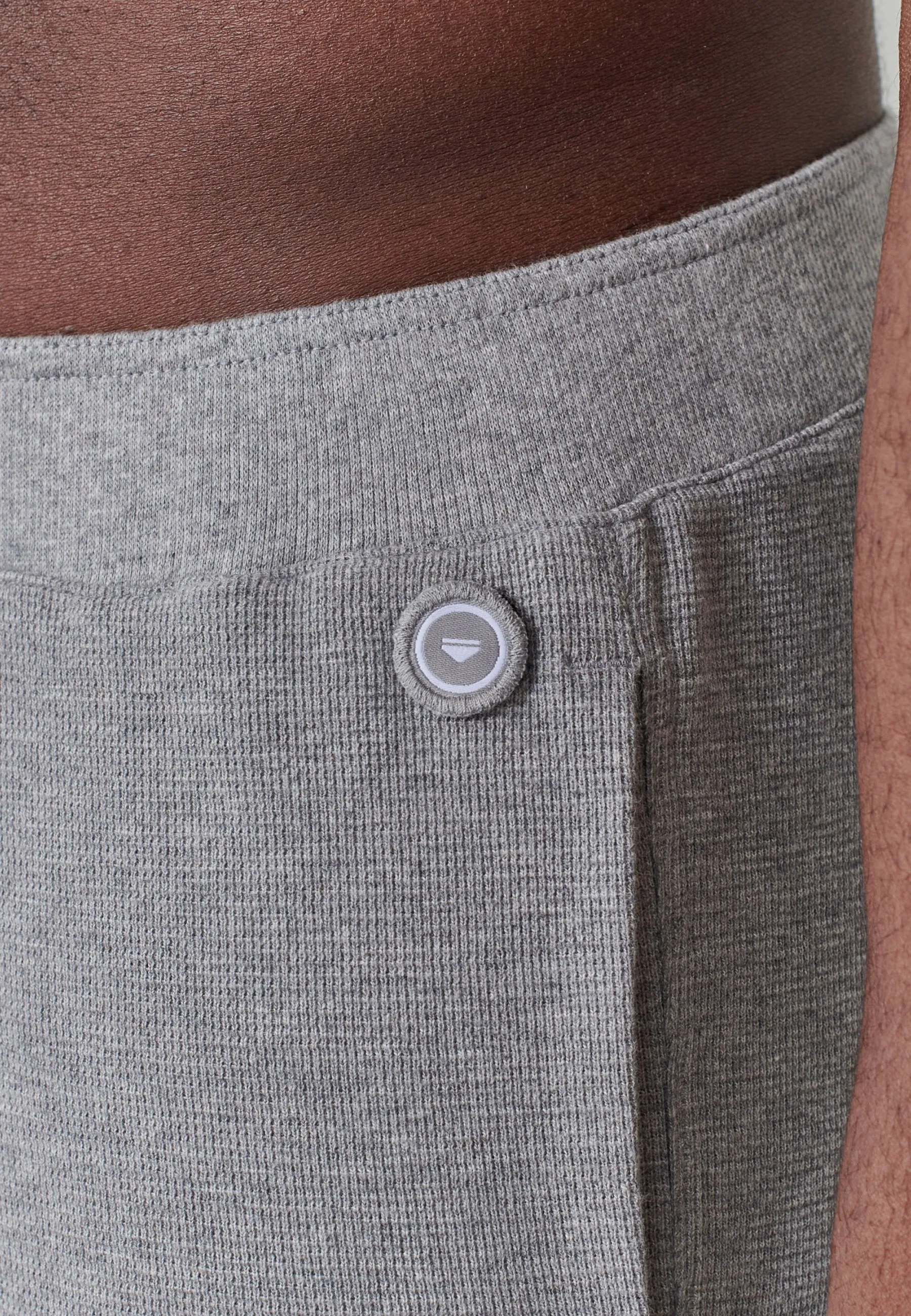 Marc Auguste Gris Chiné - Pantalon De Pyjama En Coton Texturé
