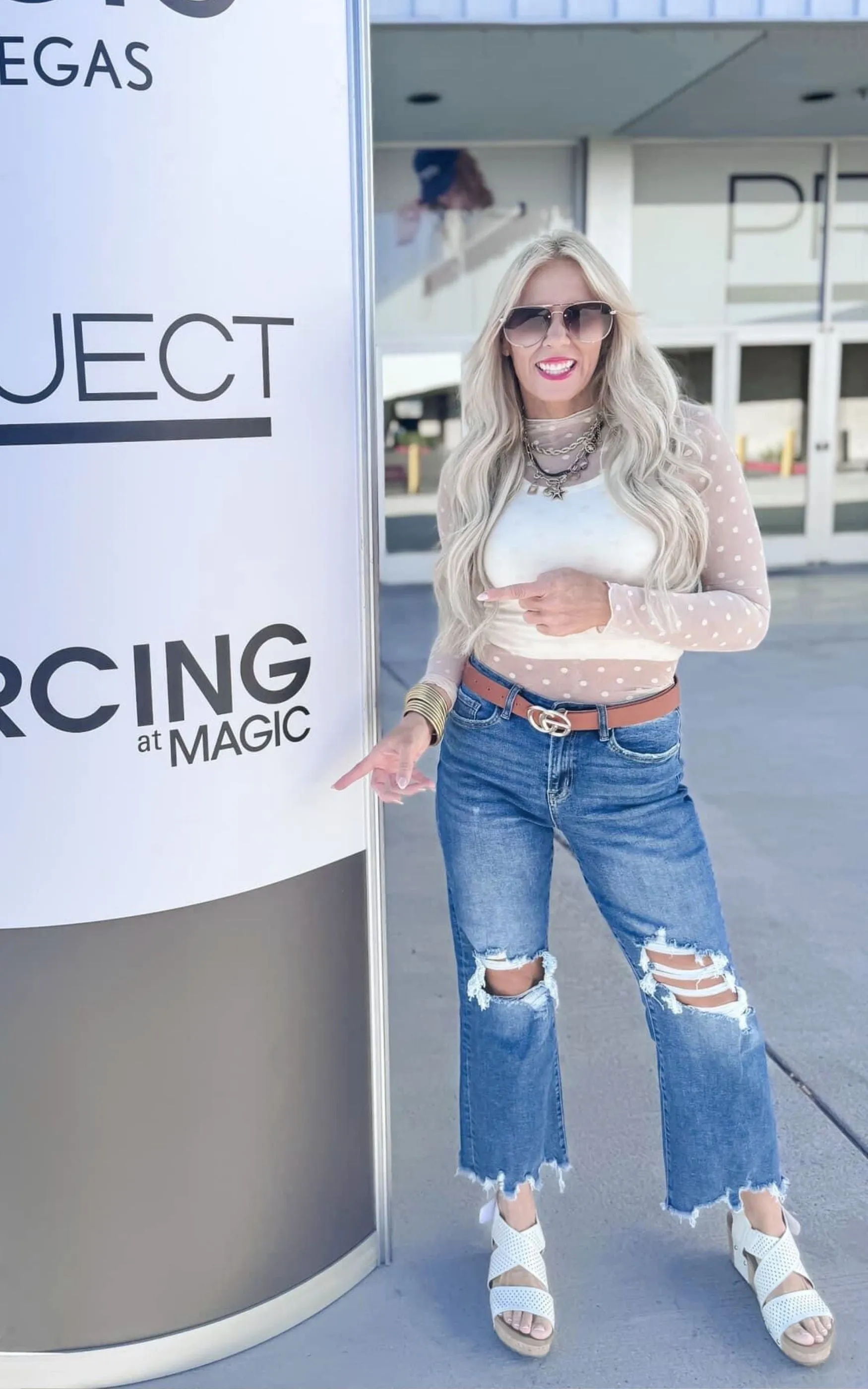 Mica Millenium Blue 90's Vintage Crop Flare Denim Jeans *