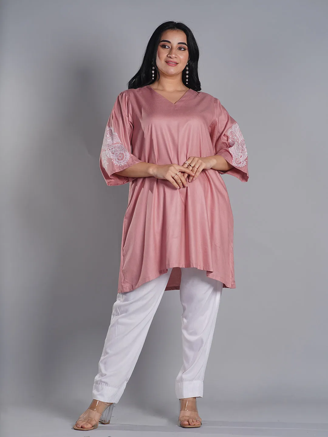 MilkyWhite Rayon Pants