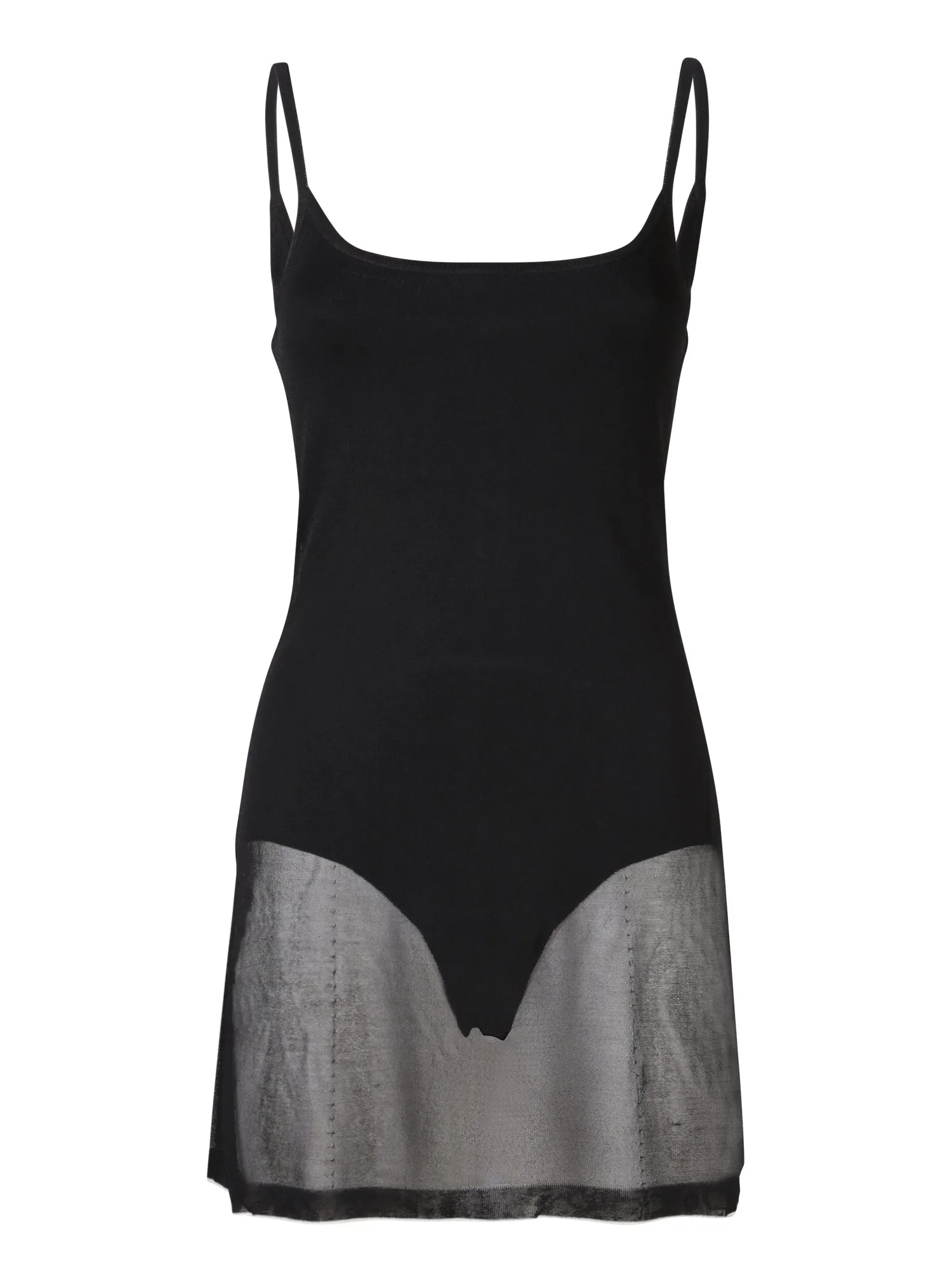 Mini Maille Roupao Black Dress