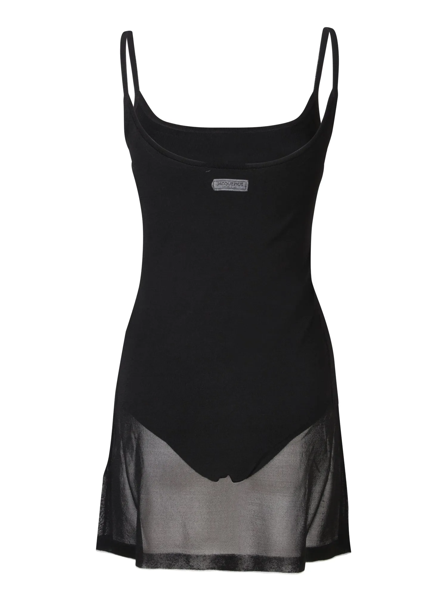 Mini Maille Roupao Black Dress