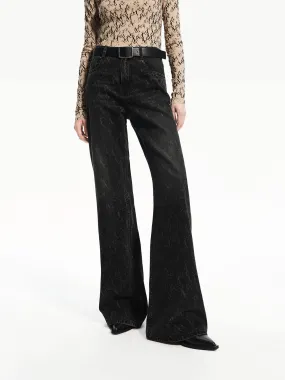 Monogram Flare Jeans