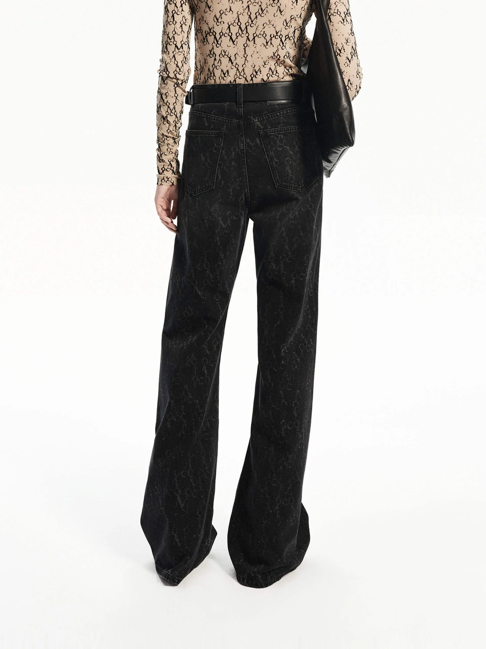 Monogram Flare Jeans