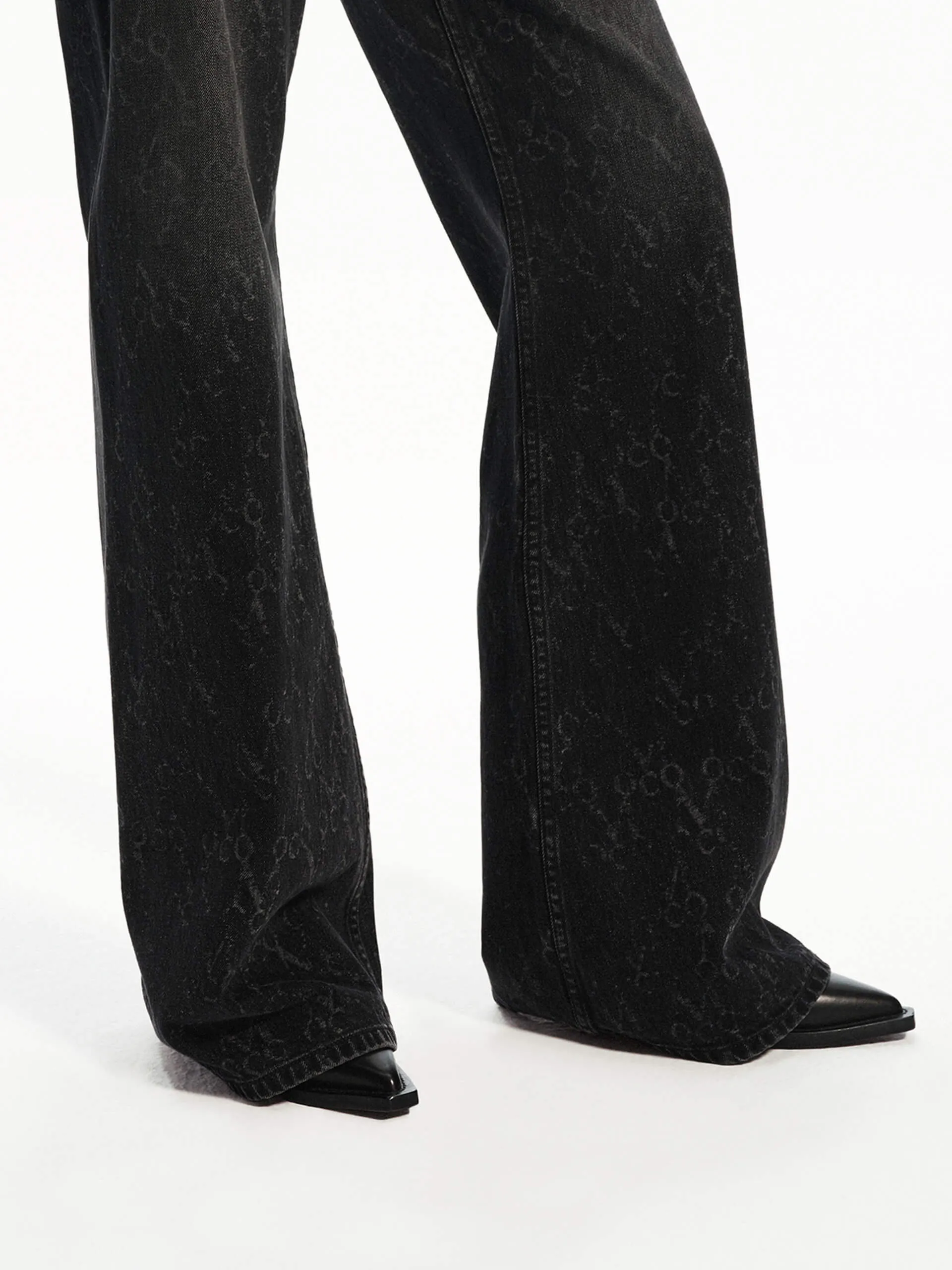 Monogram Flare Jeans