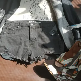 Mossimo High Rise Denim Shorts Size 14