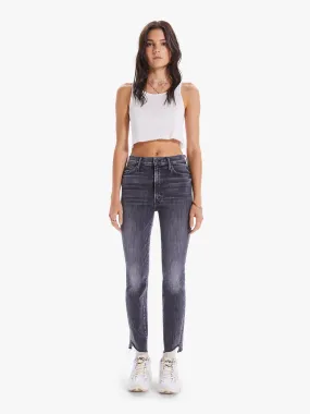 Mother - High Waisted Rascal Ankle Step Fray in Night Garden