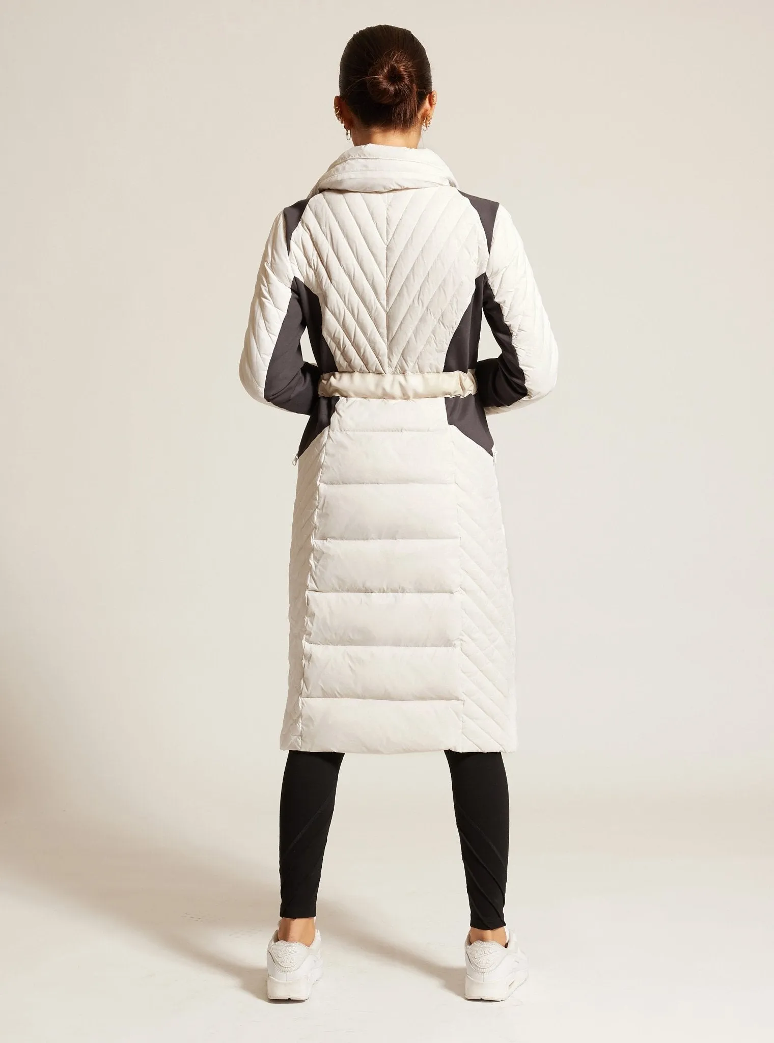 Motion Panel Down Filled Maxi Coat - FINAL SALE