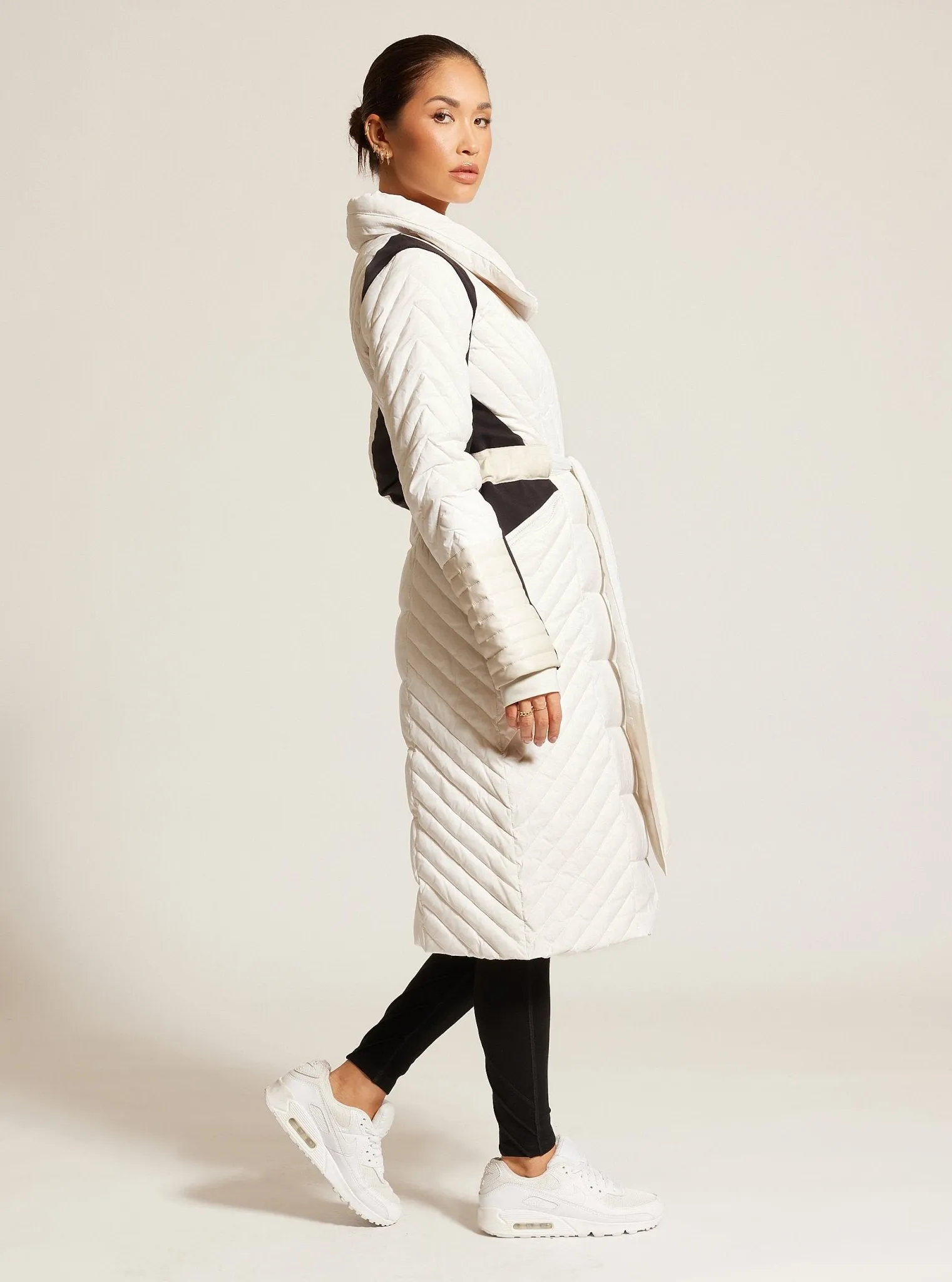 Motion Panel Down Filled Maxi Coat - FINAL SALE