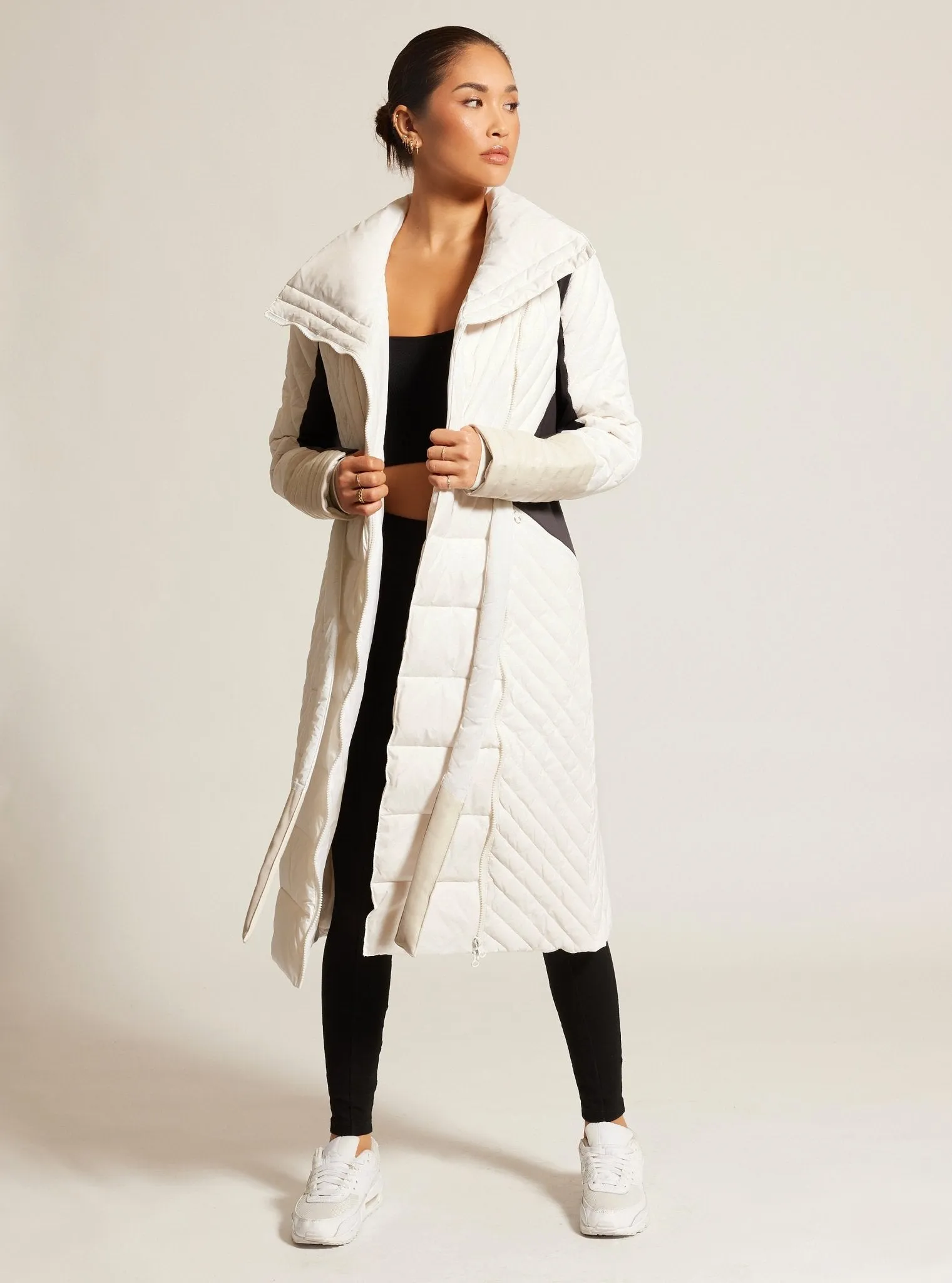Motion Panel Down Filled Maxi Coat - FINAL SALE