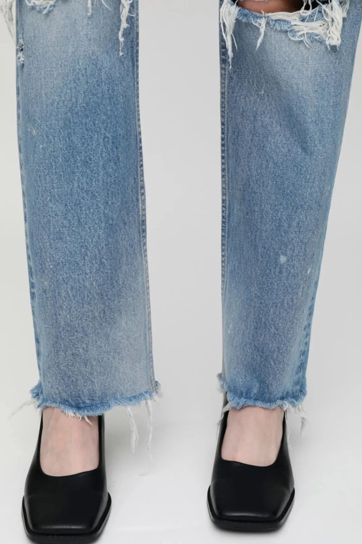 Moussy Denim - MV Odessa Wide Straight in BLU 110