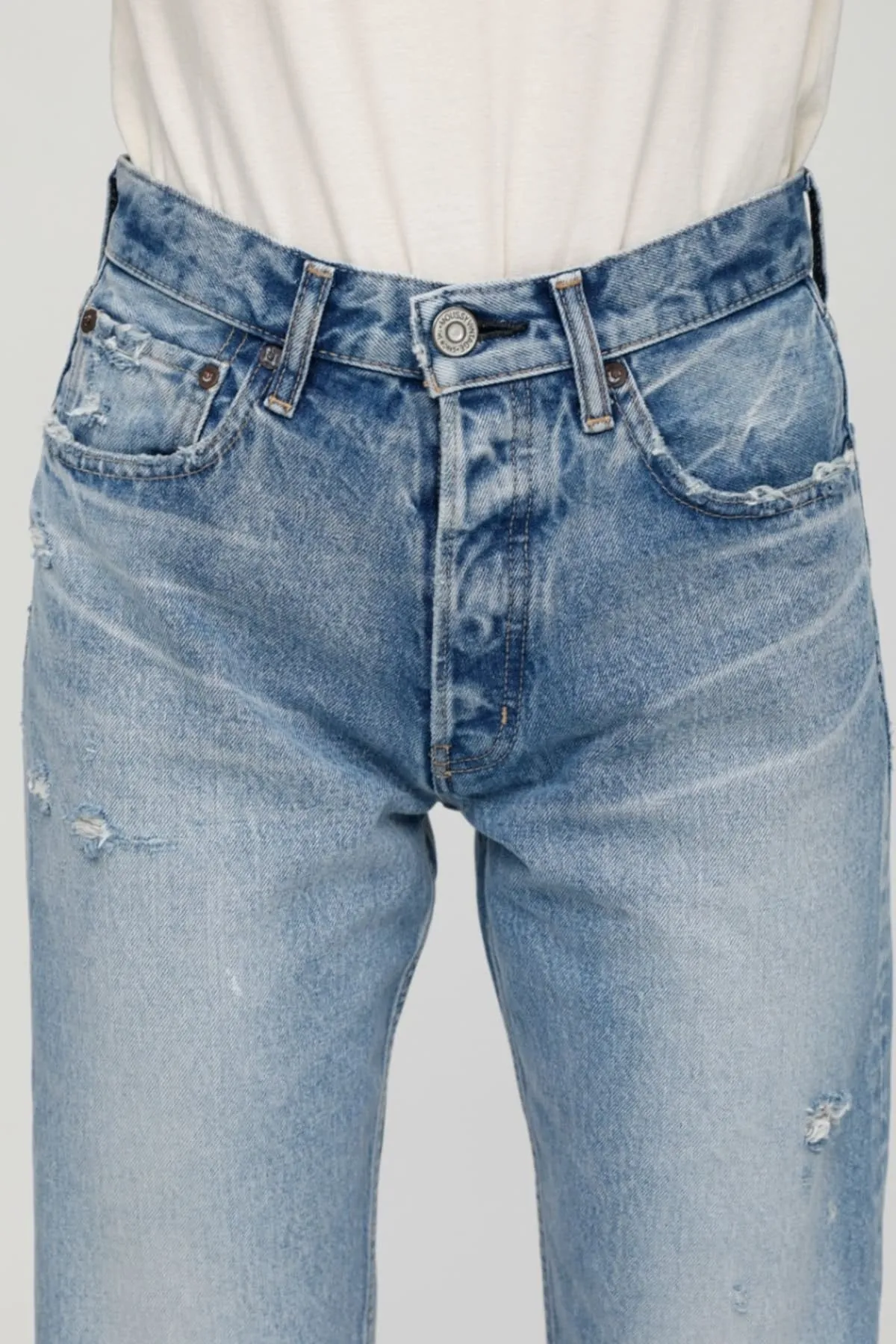 Moussy Denim - MV Odessa Wide Straight in BLU 110