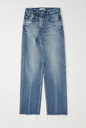 Moussy - MV Ashleys Wide Straight in Blue