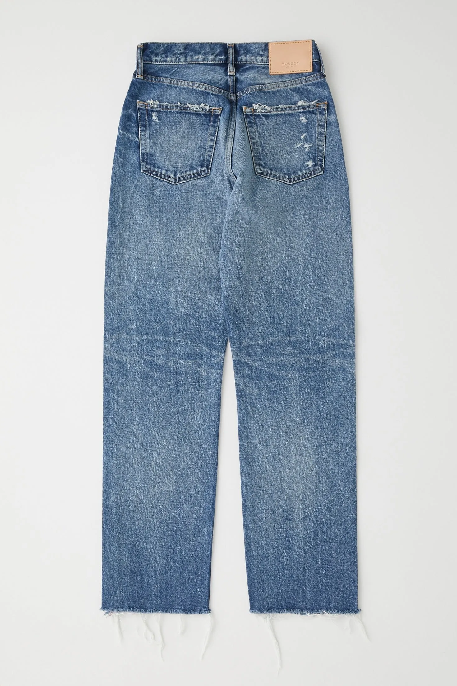 Moussy - MV Ashleys Wide Straight in Blue