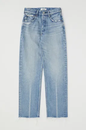 Moussy - MV Ashleys Wide Straight in Light Blue