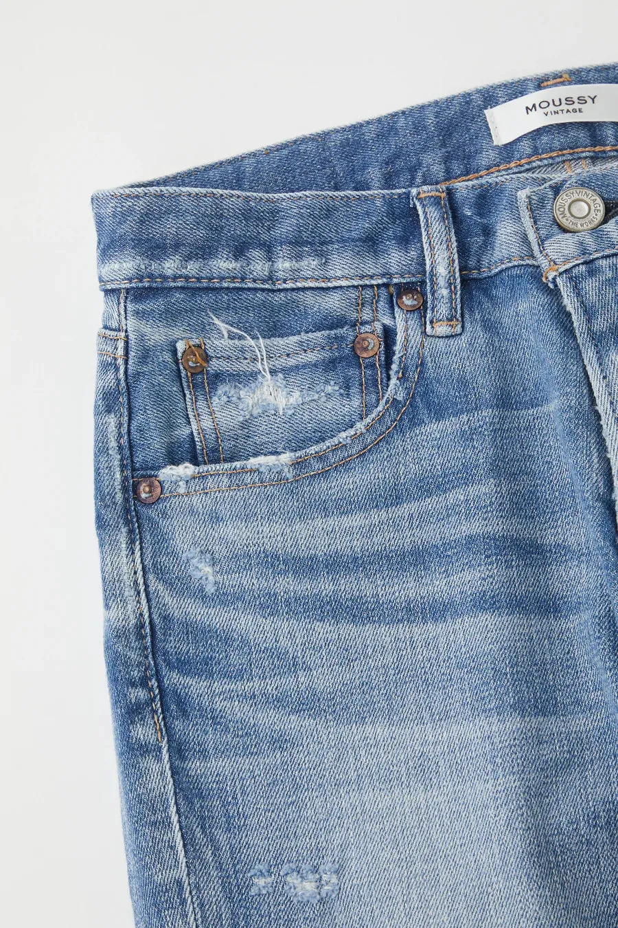 Moussy - MV Checotah Skinny in Light Blue