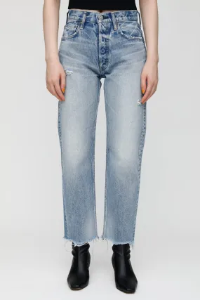 Moussy - MV Lomita Cropped Wide Straight in Blue