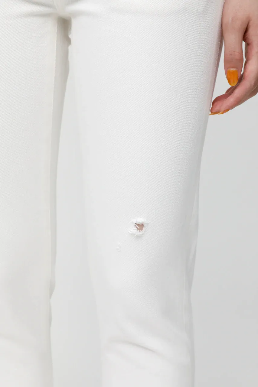 Moussy - MV Merry Tapered-Mid in White