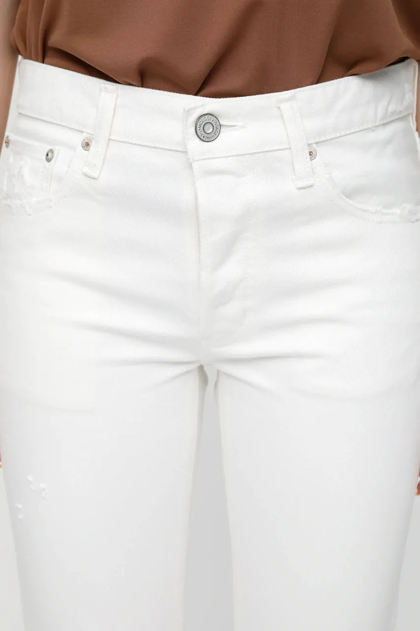 Moussy - MV Merry Tapered-Mid in White