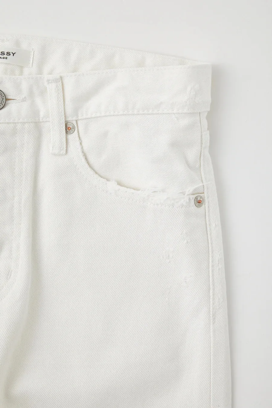Moussy - MV Merry Tapered-Mid in White