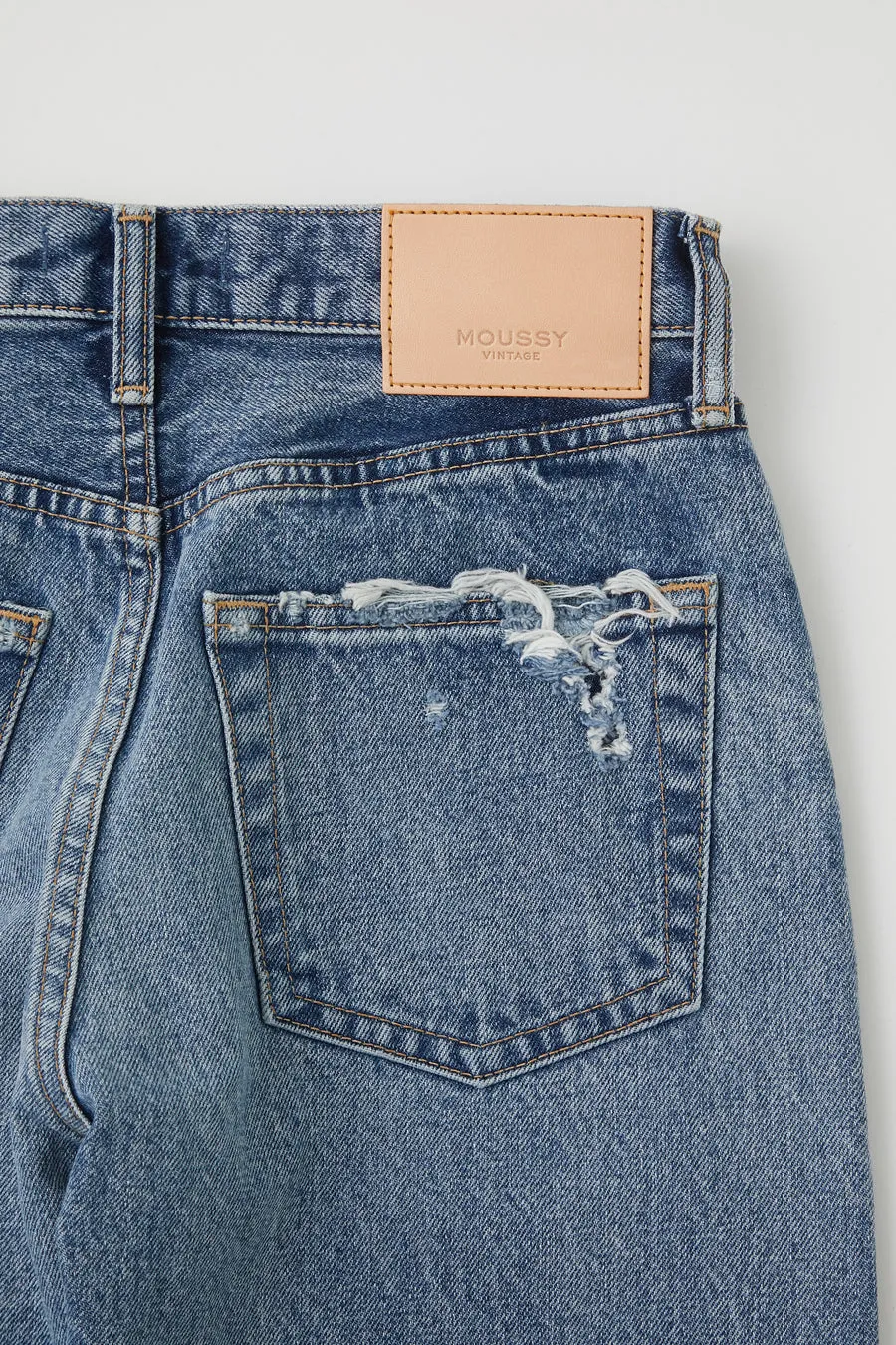 Moussy - MV Odessa Wide Straight in Dark Blue
